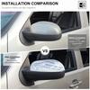 2 st backspegelkåpa för Chevy Silverado Suburban Tahoe Sierra 07-13
