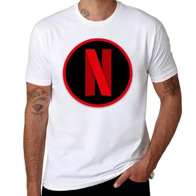 NETFLIX Streaming de Vídeo Filmes Ícone de Rede Camiseta t shirt Unissex 100% algodão marca de luxo Camiseta unissex designer Camiseta