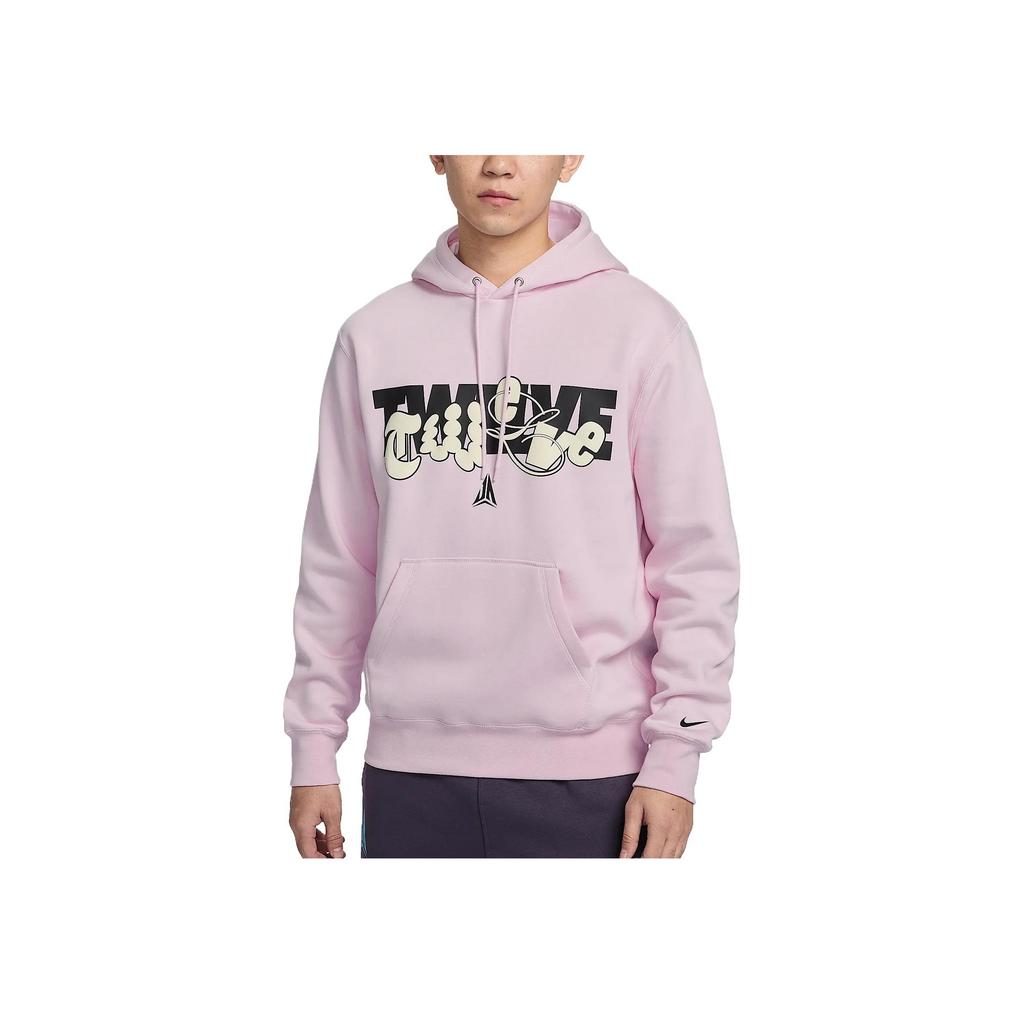 Nike Club Fleece Casual Comfortable Windproof Warm Hoodie Men Hoodies Foam-Pink Black FZ1039-663