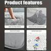 Muscle Fish Printing Round Carpet for Home Living Room Bedroom Decor Circle Rug Non Slip Mechanical Washable Flannel Floor Mat