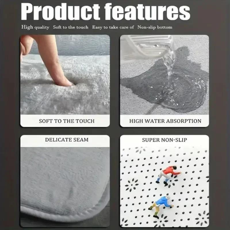 Muscle Fish Printing Round Carpet for Home Living Room Bedroom Decor Circle Rug Non Slip Mechanical Washable Flannel Floor Mat