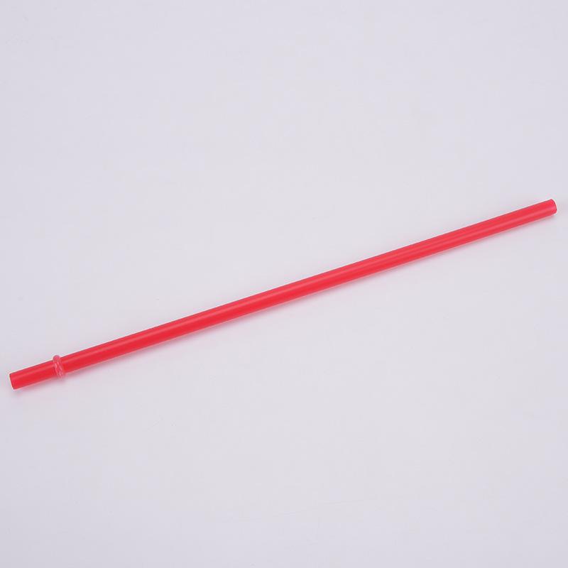 7Mm Aperture Straw 37 Color Solid Color Plastic Cup Accessories Pp Straw Non-Disposable Straw With Ring