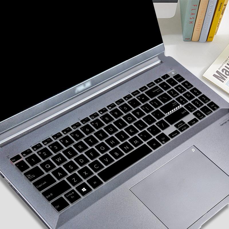 Silikonová ochranná fólie na klávesnici pro ASUS Vivobook Pro 15 Kryt klávesnice pro ASUS Vivobook Pro 15