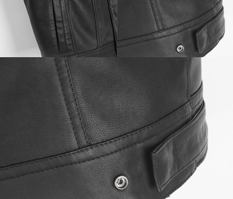 Gilet in Pelle Teschio Taglie Forti da Uomo