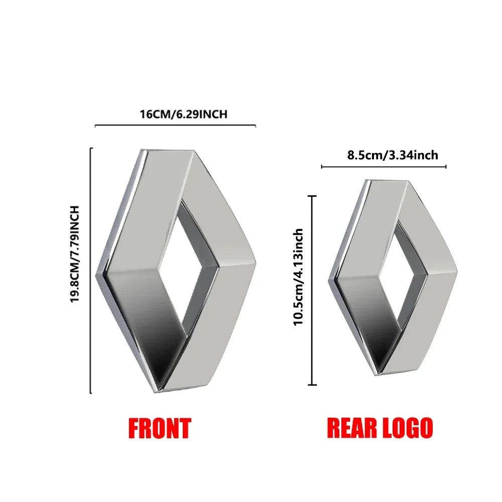 2026 Heiß Für Renault Radkappen Für Renault Talisman Clio 4 Megane 2 3 Fluence Kangoo Captur Scenic 2 3D Auto Front Emblem Hinten Tru