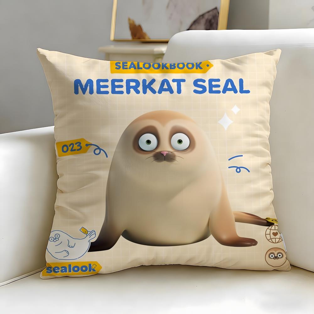 Beliebte Marke SEALOOK Kissenbezug Weich Leicht zu waschen Kissenhülle Vielseitig für Sofa Bett Reisen und Büro