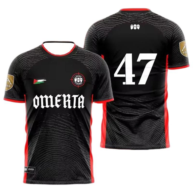 T-shirt Imprimé 3D pour Homme Sports d'Extérieur Badminton et Tennis Séchage Rapide Respirant Manches Courtes Col Rond Pull Haut Décontracté