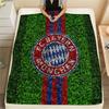 1PC FC Bayern Munchen Patterned Flannel Blanket Suitable For All Seasons for Home Decor Warmth and Comfort Gifts Holiday Present
