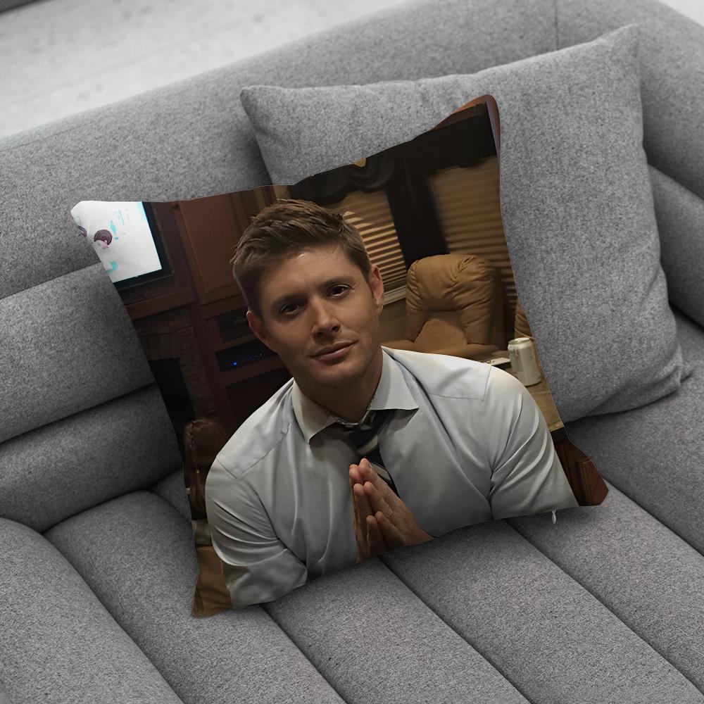 Celebrity DDean Winchester Pillow Case Soft Cushion Cases for Farmhouse Sofa Decor Home Decorations and Protector