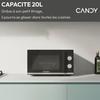 CMG20TNMB Micro-ondes Gril CANDY Moderna 20L 700W - Gril 900W - UI mécanique 6 niveaux de puissance - Fonction Décongélation poids