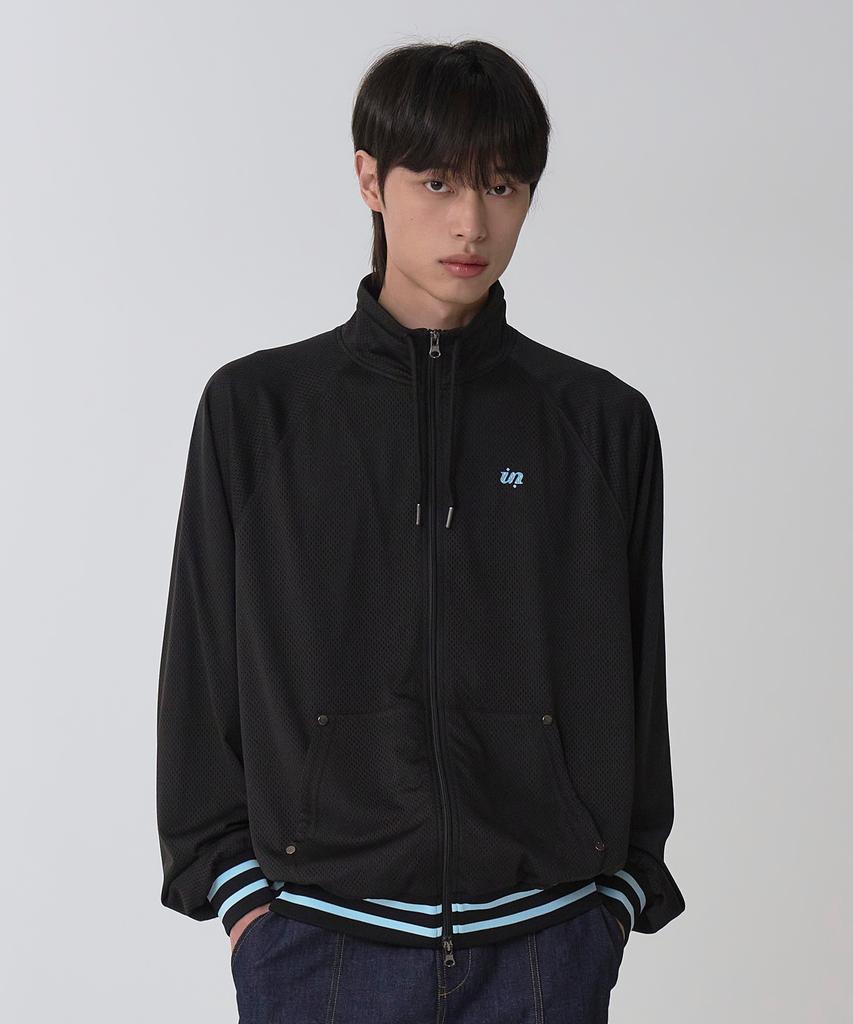 Undawave Raglan Mesh Track Jacket (Black)