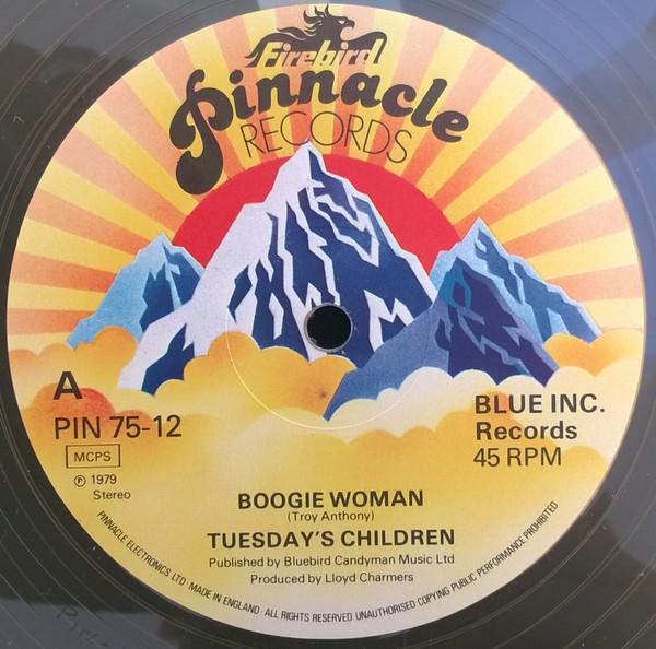 

LP Record TUESDAYS CHILDREN Boogie Woman PIN7512 Pinnacle Record 1979 UK SoulFunk Used
