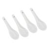Ceramic Spoon Fine Workmanship Simple Elegant Long Handle Ceramic Material Chinese Soup Spoons