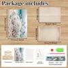 DIY Diamond Painted Wooden Dining Plate with Handles Diamond Art Tableware Manager Tray Good for Parties Or Bed Food Tray