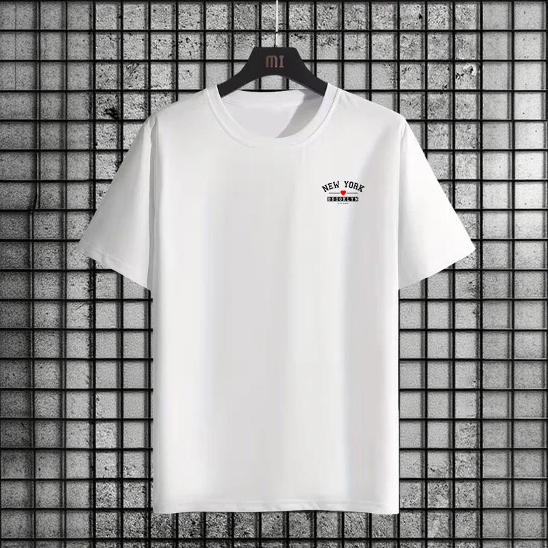 2025 New Arrival Mens Oversize Tshirt Spring Summer Urban Casual Fashion Cool Tees Male Home Outdoor Casual 100 Cotton Tops