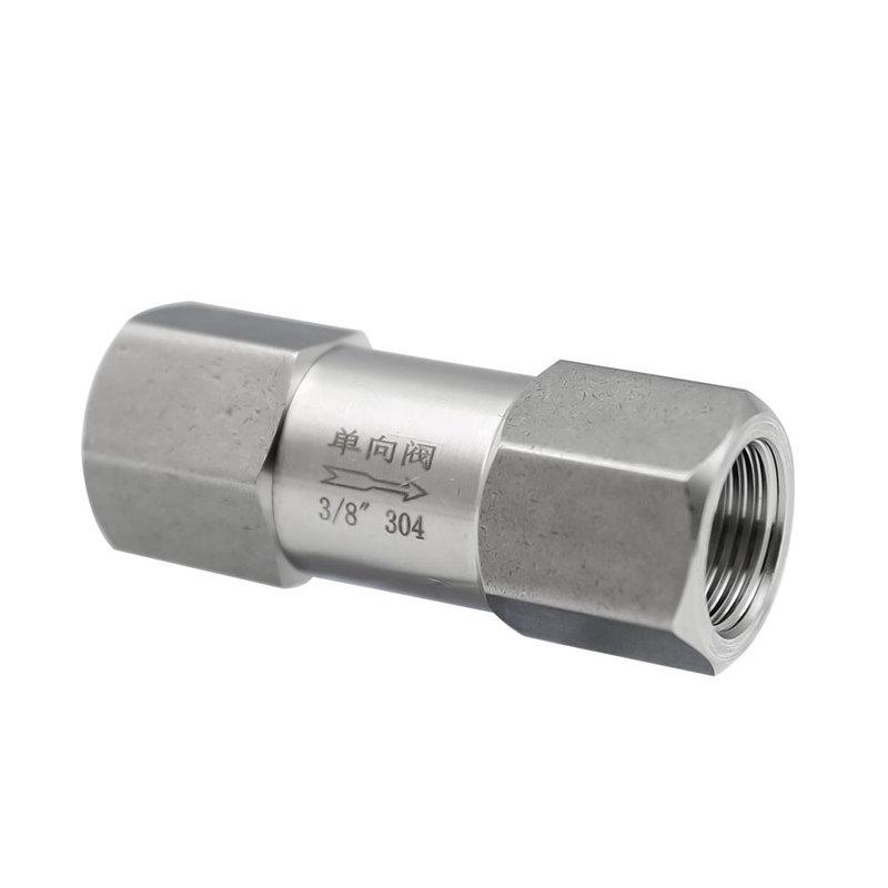 1/8'' 1/4'' 3/8'' 1/2'' 3/4'' 1'' BSPP Inch Female Tube SS304 SS316 One Way Fuel Non Return Check Valve