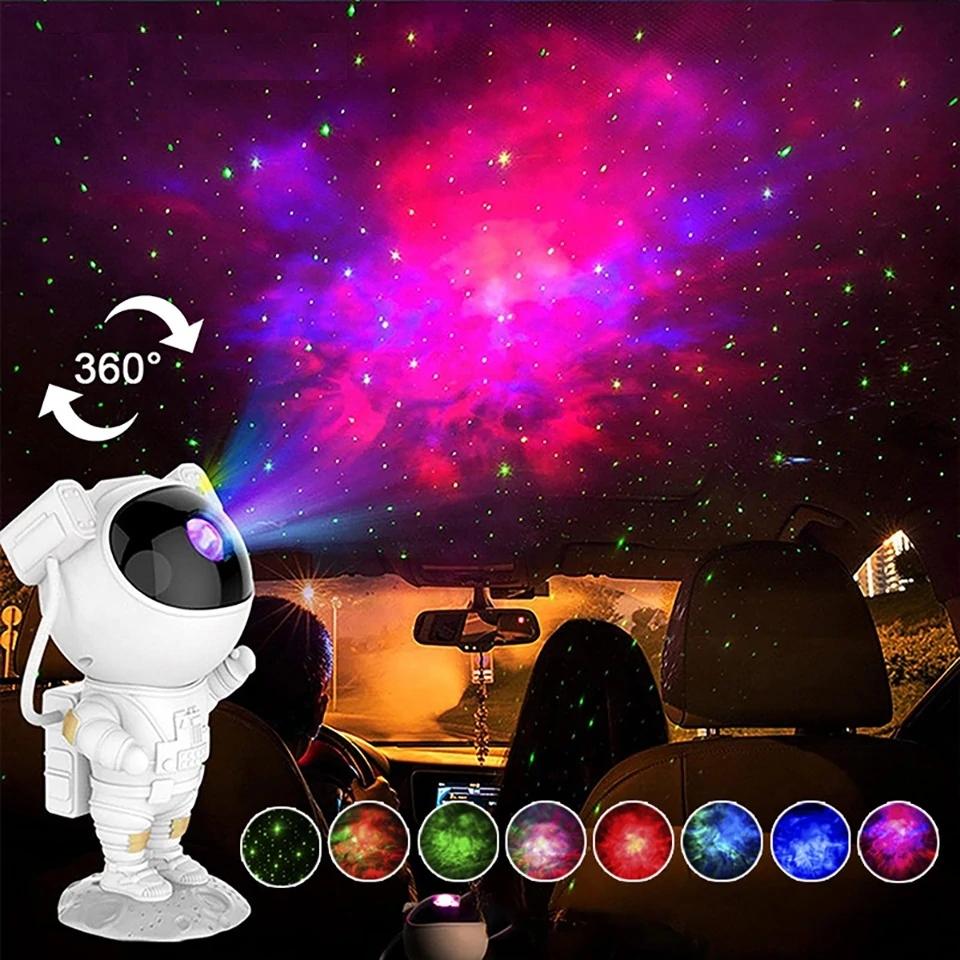 Tomfeel Astronaut Star Projector Galaxy Projector Northern Lights Projection Atmosphere Lamp Astronaut Night Light холодный белый