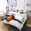 Football Basketball Sports Quilt Cover Bedding Digital Printing Home Textiles Three-Piece Set