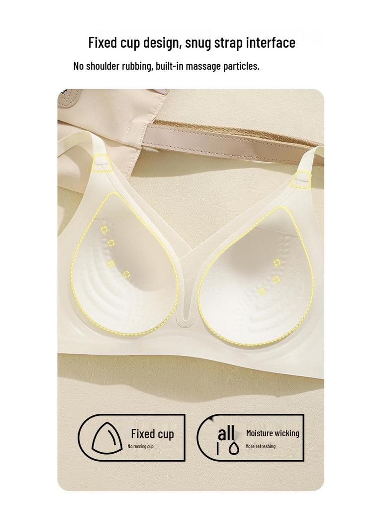 High-Quality Seamless Liquid Foundation Bra for Women's Bust Support
