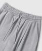 LEMAIN SECOND One-Pleat Wide Cargo Sweatpants [Gray] (Type B)