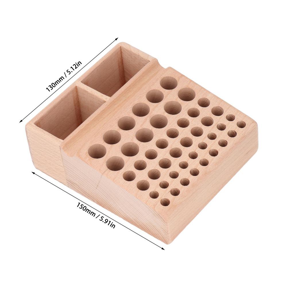 With Grooves Leather Craft Tool Holder 46 Holes Leather Holder Tool Crafting Organizer