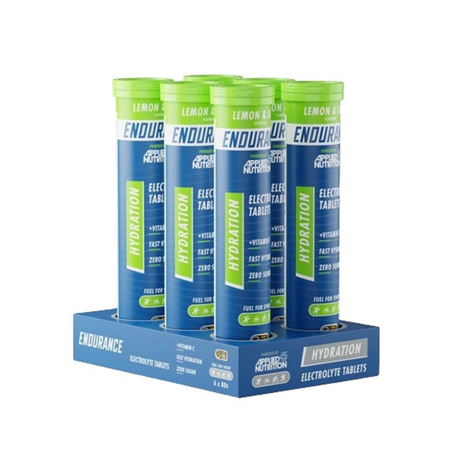 Cheap Stuff 4 All Unisex Endurance Hydration Electrolyte Effervescent Tablets, Lemon & Lime - 6 X 20 Tabs