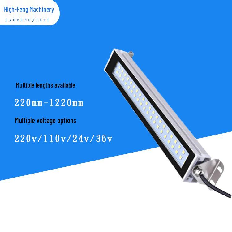 Waterproof & Oilproof LED CNC Machine Tool Light - Explosion-Proof, 220V/24V for Lathe Cabinets
