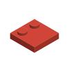 50g/90PCS 33909 2x2 Modified Thin Block Moc Color Accessories Compatible with Brick DIY Children's Toy Assembly Parts