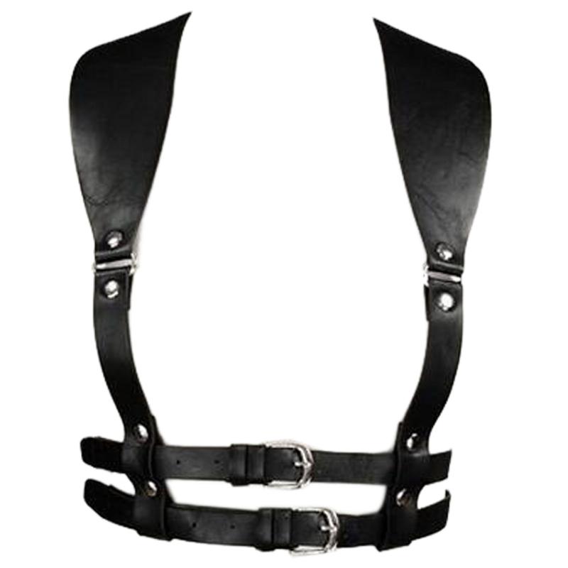 Punk-Taillengürtel Damen Halloween Leder Skinny Body Verstellbare Gürtel mit Legierungsschnalle für Party Nachtclub Taille Schlank