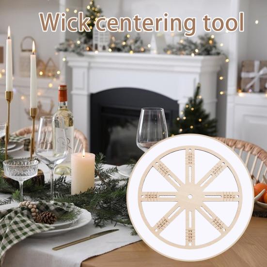 

Yousheng Candle Wick Centering Tool Деревянный плоский круглый фитиль стабилизатор фитилей свечей Центрирующий держатель для самостоятельного изготовления свечей Хлопковый фитиль S