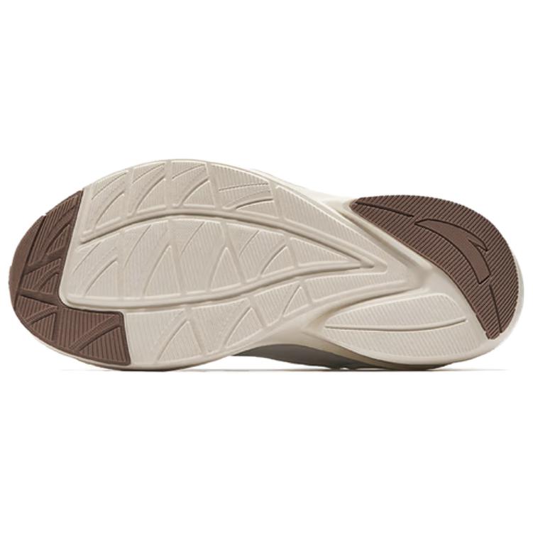 Anta Cloudway Einfach Bequem Stoßdämpfung Rutschfest Wasserdicht Low-Top Freizeitlaufschuhe Damen Sneaker Papierweiß 122545519-5