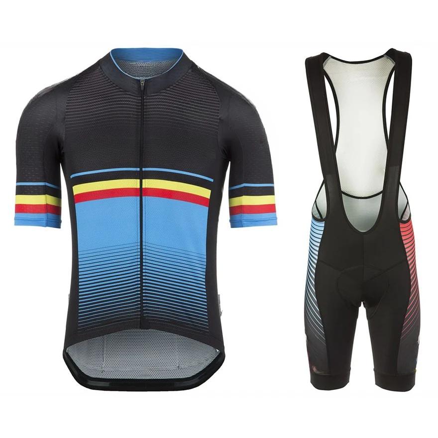 Short Sleeve Mountain Bike Suit Breathable Bike Top Men s Cycling Jersey Short Sleeve Suit Sports Jersey 2026 Summer Breathable Cycling Suit Set XS синий