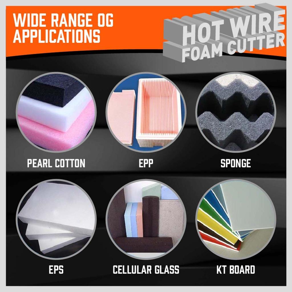 3 In 1 Portable Electric Cutting Pen Foam Cutter Pen Die-Cut Machines Stainless Steel Styrofoam Cutting Tool Set Heating Wire