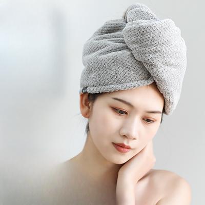 Thickened Coral Fleece Dry Hair Cap, Absorbent Shower Cap, Edge Wrapped Dry Hair Towel, Adult Women's Double-layer Headband