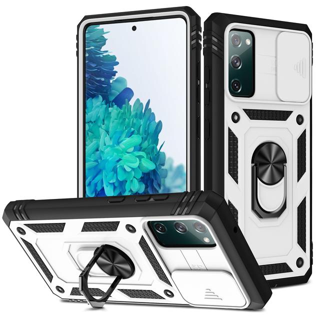 Anti -Shock Metal Ring Dual Layer Case For Samsung Galaxy A54 A14 A53 5g S23 Ultra S22 Plus S21 Fe A13 A33 A52s A52 A12 A13 Cover