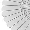 Feeler Gauge Brass 32 Blade Mm Inch Stainless Steel Accurate Foldable Widely Used Blade Gauge for