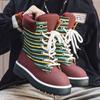 39-45 Stivali da Uomo di Alta Qualità Stivali con Plateau alla Moda Tendenza Scarpe da Uomo High Top Versatili Scarpe da Uomo con Suola Spessa Stile Tooling Botas