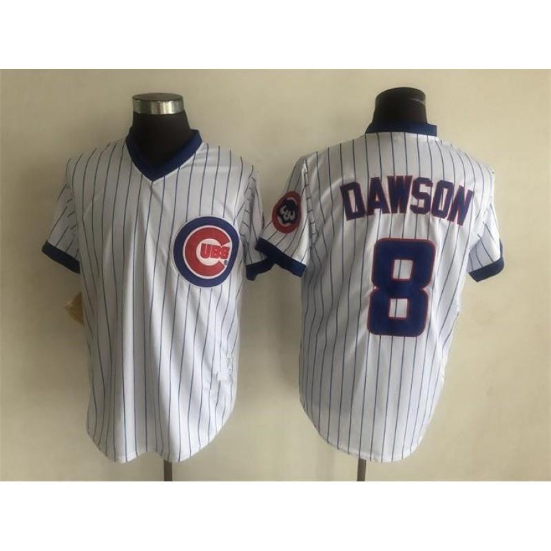 Vintage Chicago Cubs Baseball Jersey Unisex Embroidered Sport Shirt Cotton Blend Fans Casual Wear
