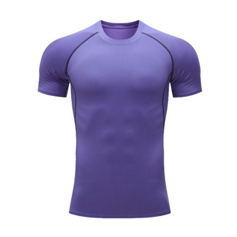 

Мужские компрессионные рубашки с коротким рукавом для фитнеса и спортивных тренировок S