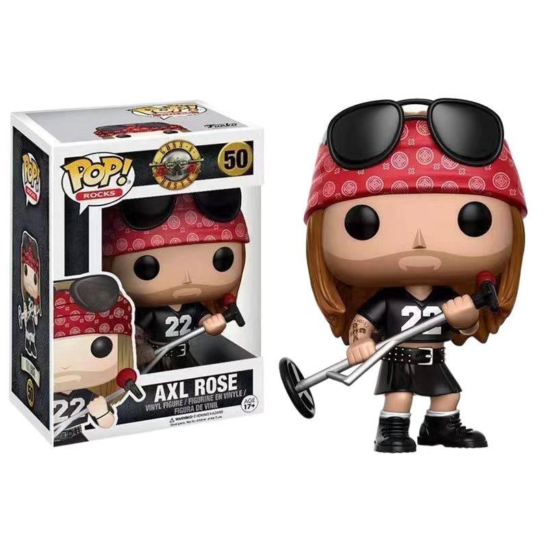 Rock Band Series PVC Action Figure Collectible Statues 9cm