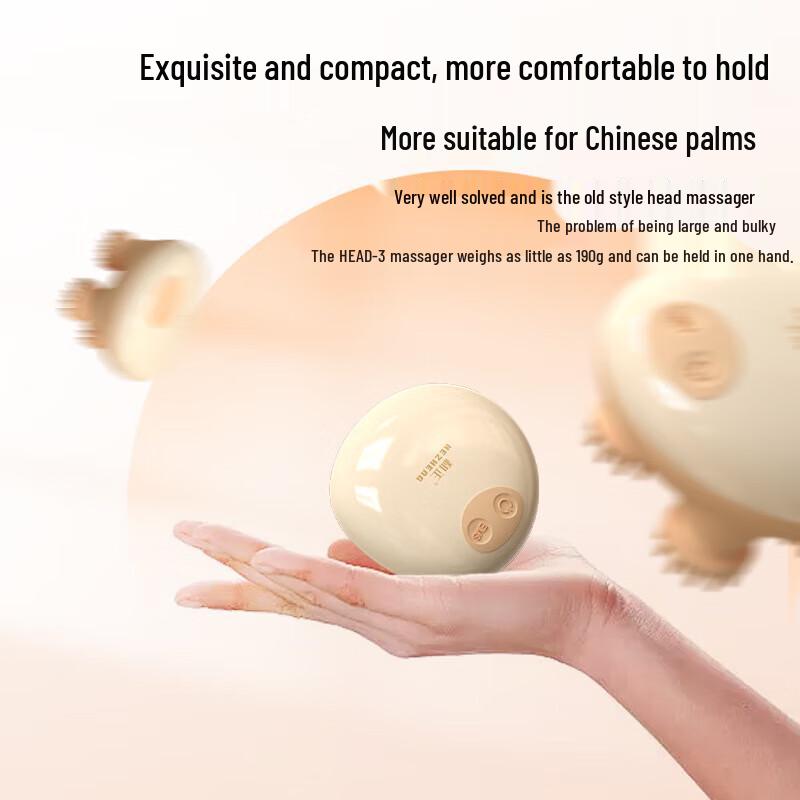 Hezheng Cat Paw Electric Waterproof Scalp Massager