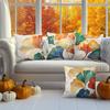 1pcs Ginkgo Leaf Pillow Cover For Home Living Room Bedroom Sofa Office Decorative Pillowcase Soft Throw Pillows 45x45cm