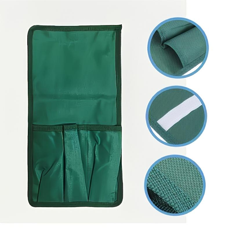 Garden Kneeler Durable Oxford Cloth Storage Bag, Square Washable with 3 Pockets for Lawn Planting And Gardening Tool Storage