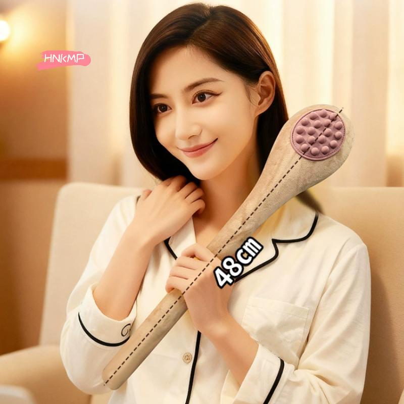 1Pc Multi-functional Extended Back Massage Hammer Meridian Beat Stick Soft Elasticity Health Device Bump Pounding