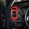 For -2024 Dodge Ram 3500/2500/1500 Red Inner Side Air Vent Cover Trim Frame