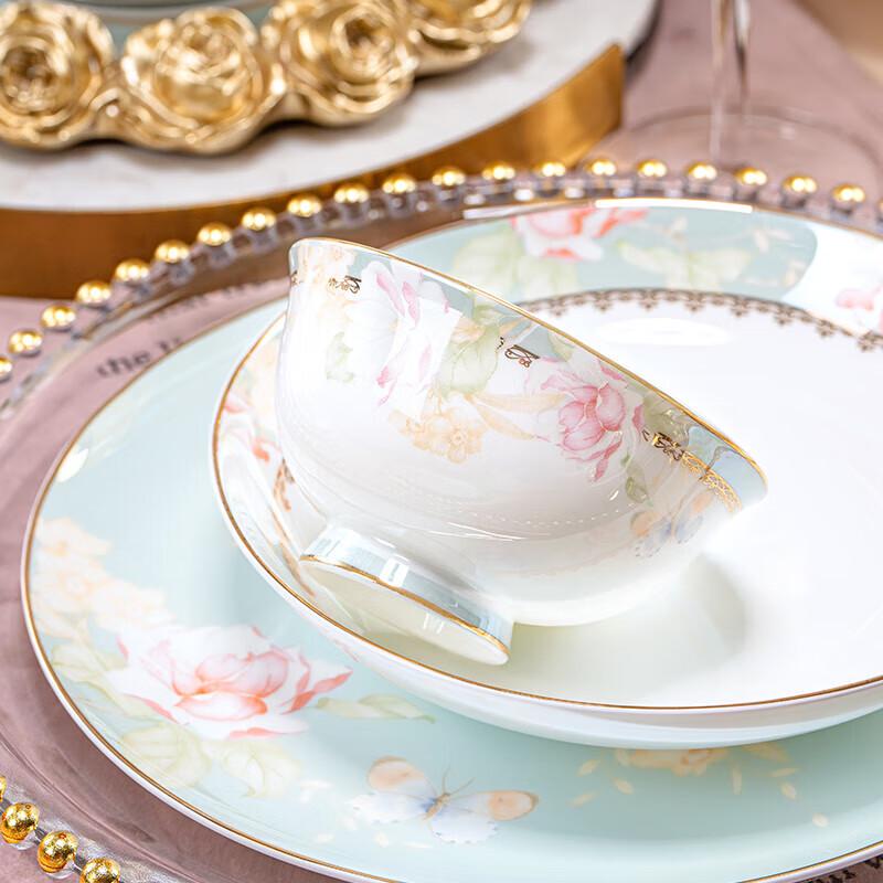 Набор столовой посуды из костяного фарфора Цзиндэчжэнь