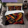 Germany Football Pattern 3 Pieces Bedding Set Soft Microfiber Duvet Cover with Pillow Cases for Bedroom