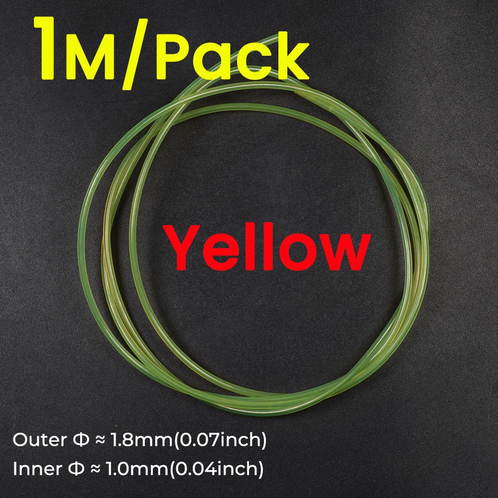 1-6Packs Semi Rigid Tube Fly Tying Material 1.8mm/1.0mm 1M Inner Tube for Salmon Streamer Flies 6 Colors Perfect