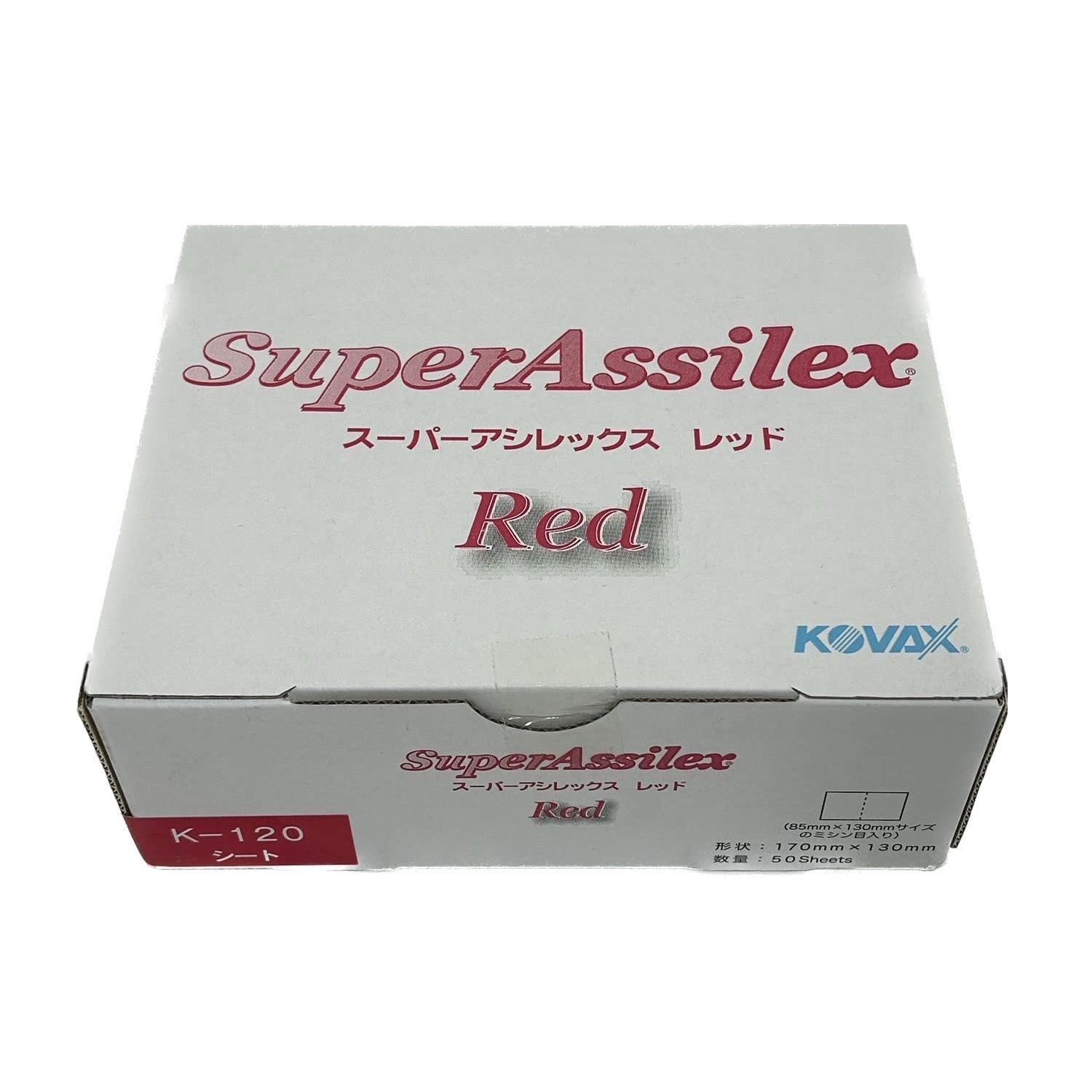 

Kovacs Super Assilex sheets 7905 Red Co., Ltd. Sheet/50 K-120(170X130) червоний