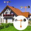 Solar Reflective 360° Bird Repeller Wind Power Voice Bird Repellent Scarer for Outdoor Garden Farm